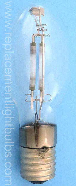 Philips Ceramalux C70S62/2 70W S62 High Pressure Sodium Light Bulb Replacement Lamp