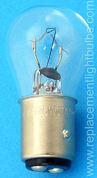 CEC CE4 48V 25W S-8 Clear Glass BAY15d Light Bulb