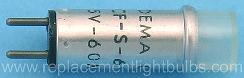 Eldema C-Lite CF03-CCS-680 CF-S-680 5V 60mA Clear Lens Pilot Light Bulb