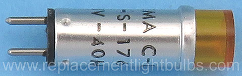 Eldema C-Lite CF-S-1762 28V 40mA Amber Lens Pilot Light Bulb