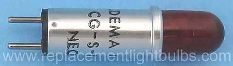 Eldema C-Lite CG-S-N110 Neon Red Lens Pilot Light Bulb