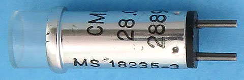 CML 029 CML029 28V 28.0V .04A 2389 MS 18235-3 Clear Pilot Light Bulb
