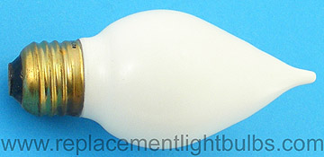 Duro-Lite 4930 60W 120-125V ST15 White Glass E26 Medium Screw Base Light Bulb
