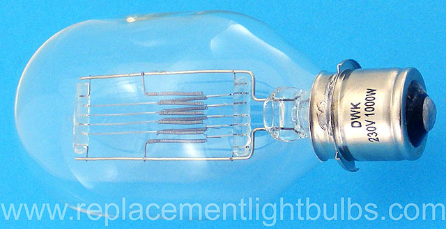 DWK 230V 1000W Projector Light Bulb Replacement Lamp