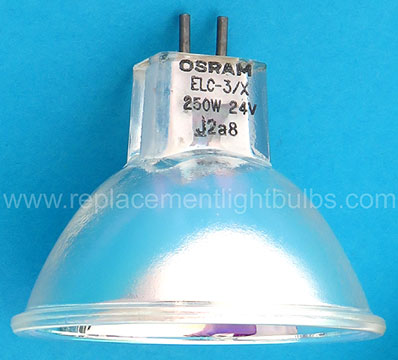 Osram ELC/3 ELC-3/X 24V 250W MR16 300 Hour Replacement Light Bulb