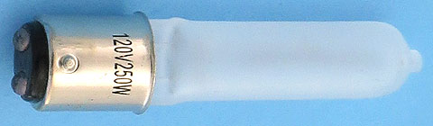 ETB Q250/DC 120V 250W Frosted Light Bulb Replacement Lamp