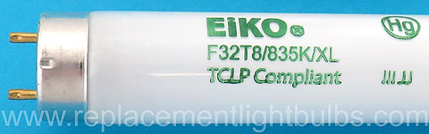 Eiko F32T8/835K/XL 3500K 32W 4' Fluorescent Lamp Light Bulb