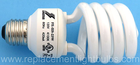 FE-IIS-23W/41 23W 4100K Cool White Light Bulb Spiral Fluorescent Lamp