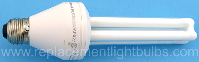 GE FLE20DBX/S/SPX27 120VAC 20W 2700K BIAX Electronic Lamp Light Bulb