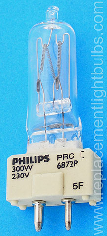 Philips FSL CP/81 6872P 230V 300W GY9.5 Lamp, Replacement Light Bulb