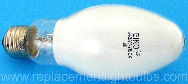Eiko H43AV-75/DX Mercury Vapor ED17 Lamp Replacement Light Bulb