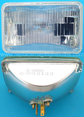 GE H4656 H4656HO 12V 2A1 Sealed Beam Halogen Automotive Light Bulb Headlamp