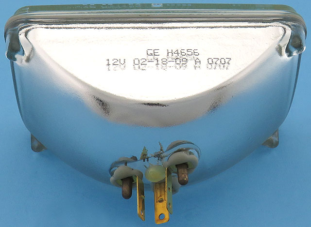 GE 18533, 49810, 96122, 12V, 2A1, Replaces 4652, HP4656, H4662, Halogen, 165mm, Low Beam, 3 Contact Lugs, C-6/C-6, 200/320 Hours, 35/35W