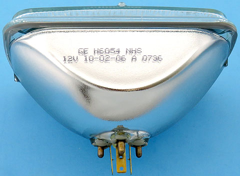 GE H6054 NHS 12V 2B1 USA DOT Sealed Beam Halogen Head Light Bulb Headlamp