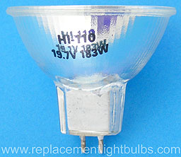 GE Brand HI-110 19.7V 183W 190W Fiber Optic Pool Light Bulb
