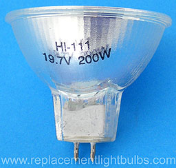 GE Brand HI-111 19.7V 200W Fiber Optic Pool Light Bulb