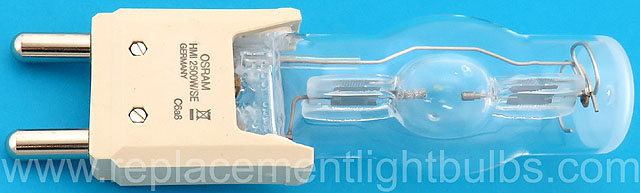 Osram HMI 2500W/SE G38 Metal Halide Light Bulb Replacement Lamp