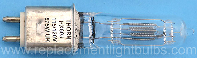 Thorn HX603 GLA 115V 575W G9.5 Light Bulb Replacement Lamp