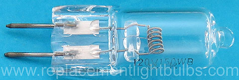 JCD120V-150WB JCD 120V 150W G6.35 Light Bulb Replacement Lamp