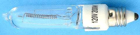 JD 120V 200W E11 Halogen Light Bulb Replacement Lamp