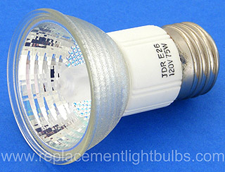 JDR 120V 75W E26 Frosted Bulb, Replacement lamp