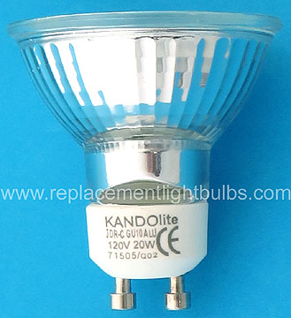 JDR-C 120V 20W GU10 Clear Light Bulb Replacement Lamp
