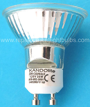 Bulbrite FMW/GU10 JDR-C 120V 35W Clear Light Bulb Replacement Lamp