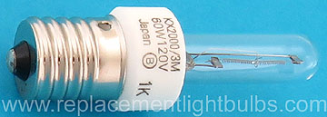 Bulbrite KX60CL3M/E17 60W 120V KX2000/3M E17 Screw Xenon Replacement Light Bulb