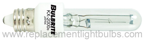 Bulbrite KX60CL/MC 60W 120V Xenon Miniature Candelabra Screw Replacement Light Bulb