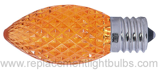 Bulbrite LED/C7O Orange E12 Candelabra Screw Base Light Bulb To Replace 5W 5C7O