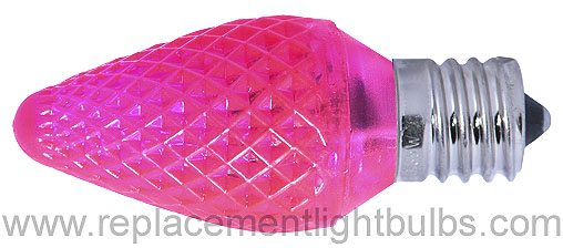 Bulbrite LED/C7P Pink E12 Candelabra Screw Base Light Bulb To Replace 5W 5C7P