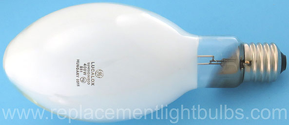 GE LU400/D/H/ECO Lucalox 400W S51 HPS Light Bulb Replacement Lamp
