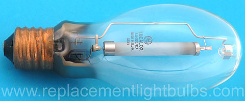 GE Lucalox LU400/DX 400W S51 HPS Clear Light Bulb Replacement Lamp