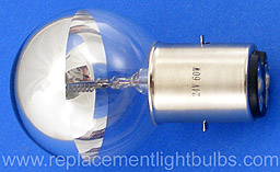 M-04041 24V 60W Lamp, Replacement Light Bulb, G40 Mirrored Globe, BA20d