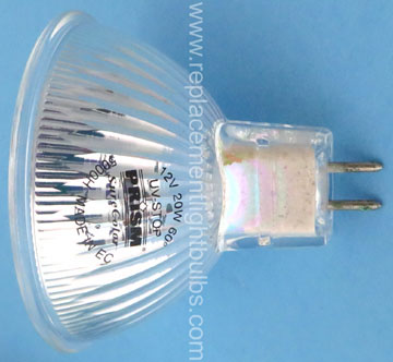Halco Prism SureColor 12V 20W MR16 60 Degree UV-Stop 5000H Replacement Light Bulb