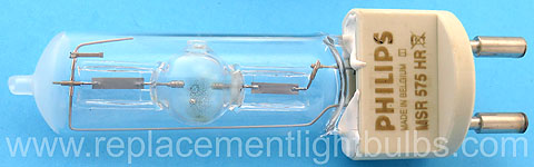 Philips MSR 575/HR 575W Hot Restrike Broadway Light Bulb Replacement Lamp