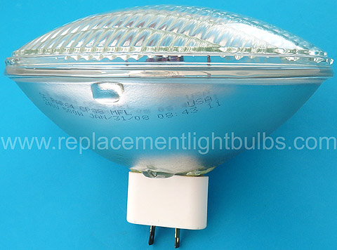 GE Q500PAR64/MFL 240V 500W Medium Flood Sealed Beam Lamp Replacement Light Bulb