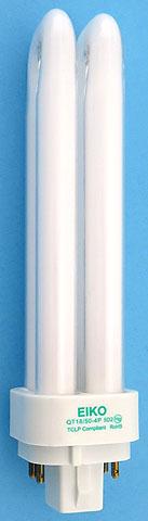 Eiko QT18/50-4P 18W 5000K Light Bulb Replacement Lamp