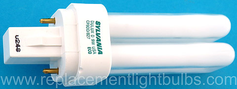 CF9DD/827 QT9/27 9W 2700K 2-Pin Compact Fluorescent Lamp