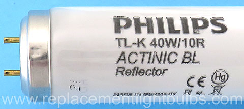 Philips TL-K 40W/10R Actinic BL Reflector Lamp Replacement Light Bulb
