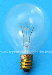 Zampa La Ronde 34821/160 Silver 2115KC 120V 15W G14 Clear Globe Candelabra Screw Base Light Bulb