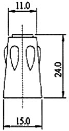 SC-105-2 Ceramic Wire Nut Graphic