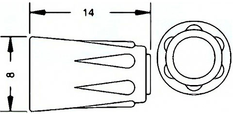 Graphic SC-105-4 Ceramic Wire Nut