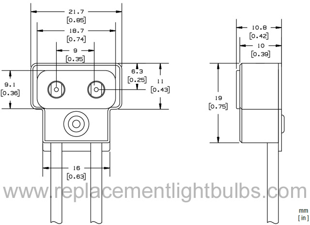 TP22H G9.5 HPL Style Socket Graphic