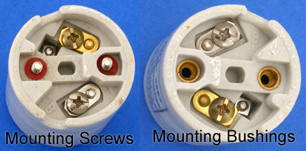 Mounting Screws versus Mounting Bushings