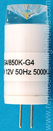 Eiko LED2WG4/850K-G4 12V 2.5W 5000K LED to Replace 20W Halogen Landscape Light Bulb