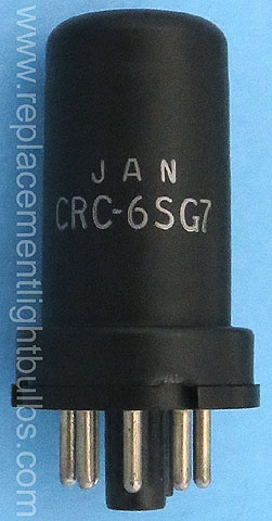 RCA GE 6SG7 CRC-6SG7 8-Pin Pentode Semi-Remote Electron Tube